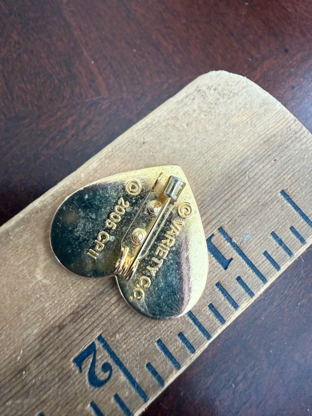 Vintage Variety Heart Brooch